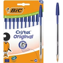 Bic Cristal Medium 10'lu Tükenmez Kalem Mavi / Diğer