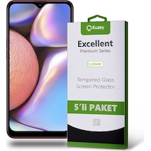 Samsung Uyumlu Galaxy A10S Ekran Koruyucu Cam 5 Adet Ekonomik Paket (554292912)