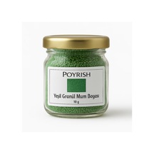 Yeşil Granül Mum Boyası 10 Gr Renksiz