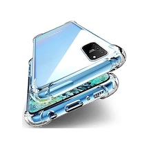 Samsung Uyumlu Galaxy A91 S10 Lite Kılıf Anti Shock Şeffaf Premier Silikon  Esnek İnce Darbe Karşıtı Koruyucu Diğer