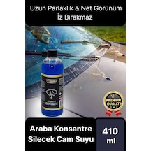 Kolay Kullanım Uzun Parlaklık Net Görünüm İz Bırakmaz Araba Oto Konsantre Silecek Cam Suyu 410 Ml
