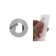 Koodmax 25 Adet Ntag213 13.56 Mhz Rfid 144 Byte Nfc Sticker Şeffaf 25mm Programlanabilir Iso14443a