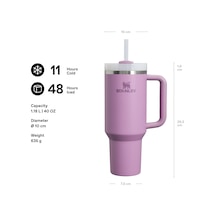 Quencher Pipetli Termos Bardak, 1.18 L Çok Renkli