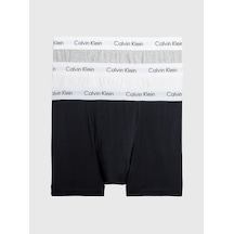 Calvin Klein Erkek 3lü Boxer - Gri Beyaz Siyah Çok Renkli