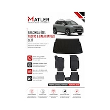 Citroen C3 Aircross 2018 Model 4d Ekstra Havuzlu Paspas Ve Bagaj Havuzu Set