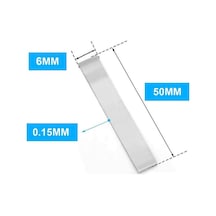 5 Adet Nikel Tel 6mm X 50 Mm Lehimlenebilir Pil Bağlantı Teli 18