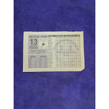 13 Haziran 2002 Takvim Yaprağı - Nostalji Koleksiyonluk Takvim Yaprağı A