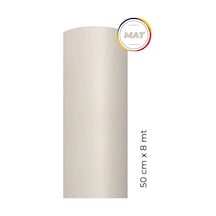 Mat Beyaz Kendinden Yapışkanlı Kaplama Folyosu 50 Cm X 8 Mt
