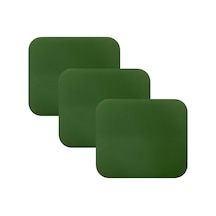 Knsz oturma minderi 3 lü mazlum yşl suni deri tel sandalyesi oturma yeri için