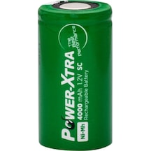 Power-Xtra 4000 mAh 1.2 V SC Ni-MH PVC Şarj Edilebilir Pil