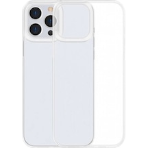 Baseus Simple Case İphone 13 Pro Max İnce Silikon Şeffaf Kılıf- 5775 Mh-hs3143-1280