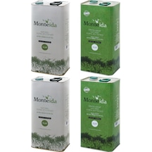 Monteida Soğuk Sıkım Sızma Zeytinyağı 2 x 5 L + Monteida Soğuk Sıkım Sızma Zeytinyağı Teneke 2 x 5 L