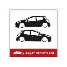 Peugeot 207 Sticker Peugeot 207 Gölge Sticker 207 Oto Sticker
