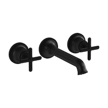 Origin Classic Ank.lav.bat.s.üstü 3d Mat Siyah A4289036 Ankatre Lavabo Bataryası Sıva Üstü Beyaz