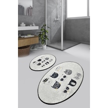 Cutie Djt 2 Li Set Banyo Paspas Seti Çok Renkli