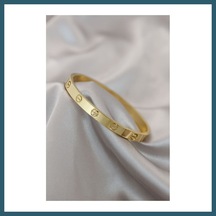 Bezos 316l Çelik Gold Renk Bileklik Ob