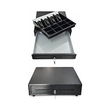 Nexpay M-410 4 Gözlü Metal Para Çekmecesi Metal Sürgü