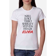 The Haunting Of Hill House Characters Name Kadın Beyaz Tshirt