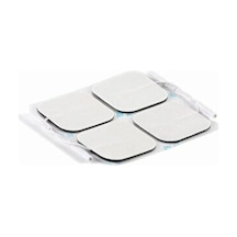 3 Paket 12 Adet Kablolu Soketli Elektrot 5x5 Cm Tens Cihazı Pin Girişli Elektrodu