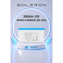 Soleron 200ah 12v Nano Karbon Jel Akü