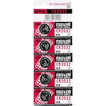 Cr2032 3V Lityum Düğme Pil 5'Li Paket