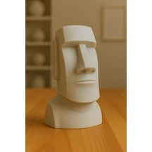 Moai Ev Hediyesi Kategorisinde Şık Hediyelik Dekoratif Obje Figür 15 Cm