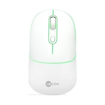Lecoo Ws210 Beyaz Bluetooth & 2.4g Wifi Wireless Charging Mouse