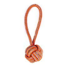 Düğümlü Diş İpi Top Küçük Irk ve Yavru Köpek Oyuncağı 20 CM