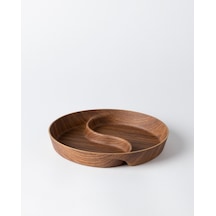 Velles İki Bölmeli Çerezlik - Kahverengi - 21 Cm 8684427298251 Toprak