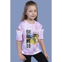 Toontoy Kids Toontoy Kız Çocuk Batik Desenli Dijital Baskılı Tişört Pembe Toontoy Kids Toontoy Kız Çocuk Batik Desenli Dijital Baskılı Tişört Pembe