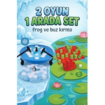 2'li Set Buz Tuzağı Strateji Oyunu Ve Denge Kurbağa Frog Oyunu Eğitici Aile Ve Çocuk Kutu Oyunu