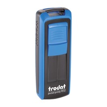 Trodat Cep Kaşe P4 47x18 Mm Mavi Mavi Keçe 9512 Çok Renkli