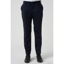 White Stone Amora P1031 Slim Fit Pamuklu Kadife Pantolon Laci Laci Lacivert