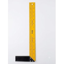 Elka Sarı Marangoz Gönyesi 40cm Sertleştirilmiş Çelik Ölçüm Cetveli