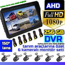 Ahd 1080p 10'' Dvr Monitör 6 Adet Ahd 1080p Kelebek Kamera Seti
