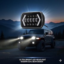 Offroad Sis Lambası Beyaz, Amber Sinyal 60w 12-60v Tek Adet Premium Tasarım