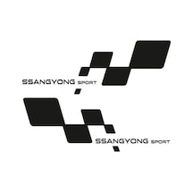 Ssangyong Sport Yan Kapı Için Çamurluk Sticker 2 Adet Sağ Sol