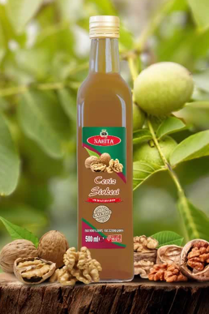 Ceviz Sirkesi % 100 Doğal Katkısız 500 Ml