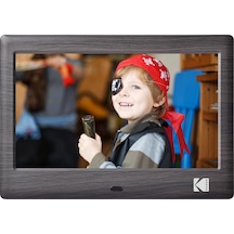 Kodak 7 Inc Uzaktan Kumandalı Dijital Resim Çerçevesi, 1024x600 Ips Ekran