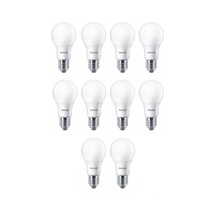 Philips 8W (60W) Led Ampul Sarı 2700K (10 Adet) Tasarruflu Lamba
