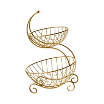 Meyve Kasesi Depolama Standı Metal Depolama Sepeti Meyve Mutfak Asil Siyah