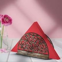 Kişiye Özel Ahşap Peçetelik - Model 5-5