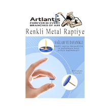 Kırmızı Raptiye 50 Adet 1 Paket Renkli Pvc Kaplı Başlıklı Raptiye Plastik Yuvarlak Düğmeli Raptiye Pano Okul Ofis Büro