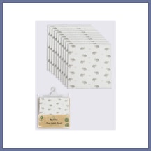 Bezos Tortoise 20x20 10'lu Penye Mendil 90163 Ekru Renk: Ekru Dlra