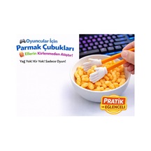 Oyuncular İçin Parmak Çubukları Gaming Snack Aparatı Eller Kirlenmeden Atıştır Sert Plastik Oyuncular İçin Parmak Çubukları Gaming Snack Aparatı Eller Kirlenmeden Atıştır Sert Plastik