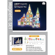 03-ch1179 7,5 Cm Manyetik Bloklar 100 Pcs