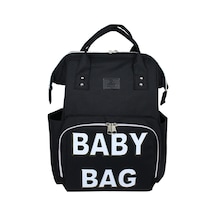 Stylo Star Baby Bag Anne Bebek Bakım Sırt Çantası Silver Black Siyah