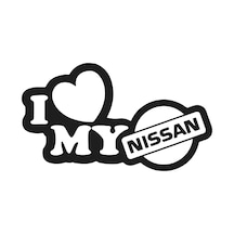 Nissan Sticker I Love My Nissan Sticker Nissan Oto Sticker
