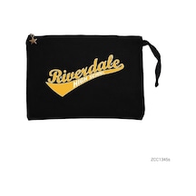 Zepplin Giyim Riverdale High School Siyah Clutch Astarlı Cüzdan / El Çantası