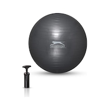 Slazenger Gymball 55 Cm Gri (Pompa Dahildir)